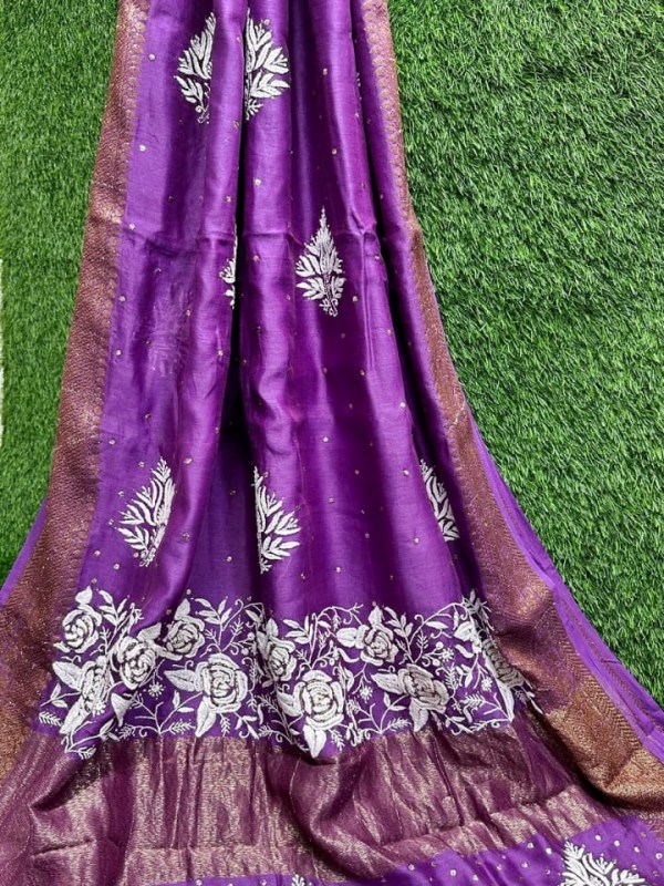 Lucknow Chikankari Work&nbsp;Sarees